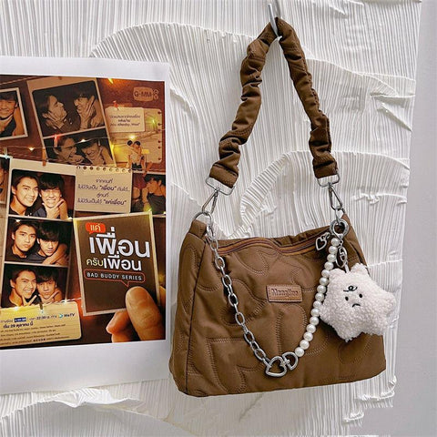 Trend New Chains Shoulder Bag Female Casual Zipper-BS00172-Veeddydropshipping