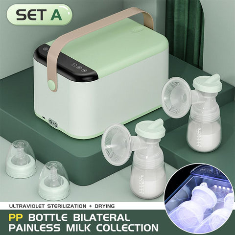 Electric Breast Pump Silent and Painless Fully Automatic and UV Sterilizer-TB00647-Veeddydropshipping