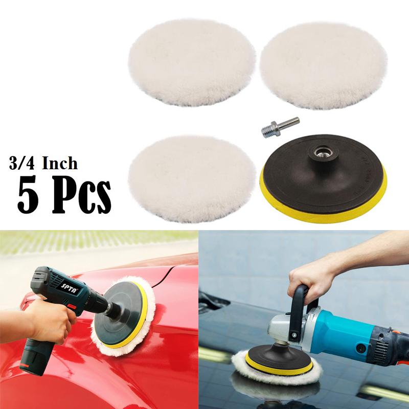 5Pcs Polishing Kit For Polisher 5 Inch Polishing Pad Car Waxing-AM00397-Veeddydropshipping