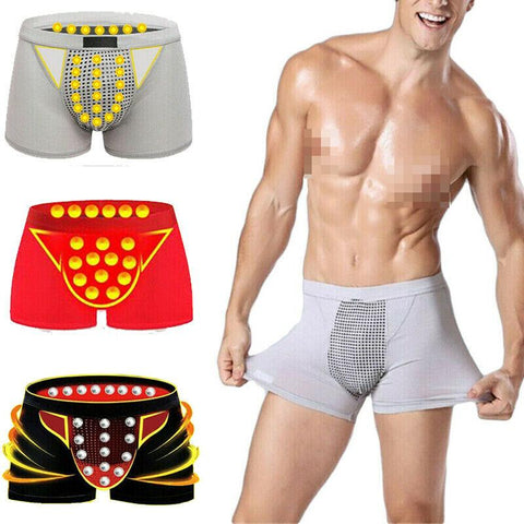 Underwear Magnetic Therapy Health Care Shorts Big Crotch Boxer Briefs-MF01721-Veeddydropshipping