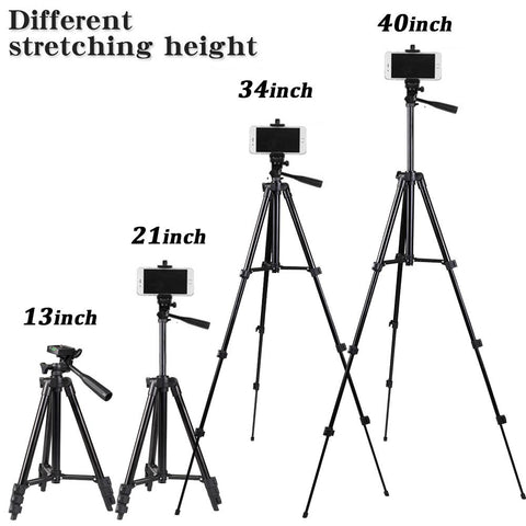 NA-3120 Phone Tripod Stand 40inch Universal Photography for Gopro iPhone Samsung Xiaomi -CE00263-Veeddydropshipping