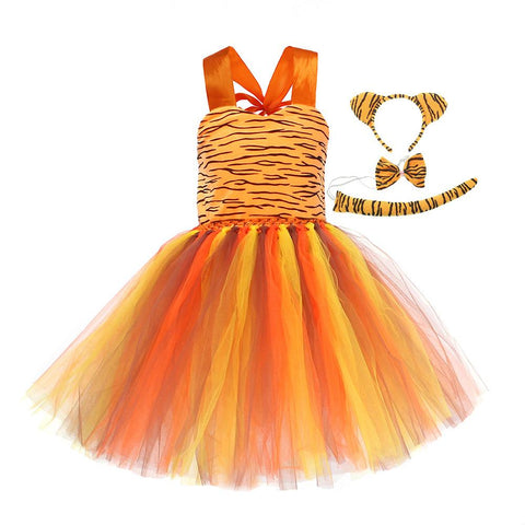 Halloween Animal Cosplay Costume for Children Forest Theme Cows Tiger-TB00870-Veeddydropshipping