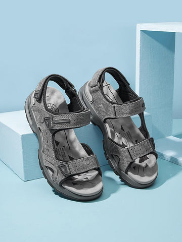 Summer Genuine Leather Casual Sandals for Men Sandals-BS01561-Veeddydropshipping