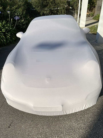 Velvet Full Car Body Cover Dust-proof Protection Cover for Tesla-AM00864-Veeddydropshipping