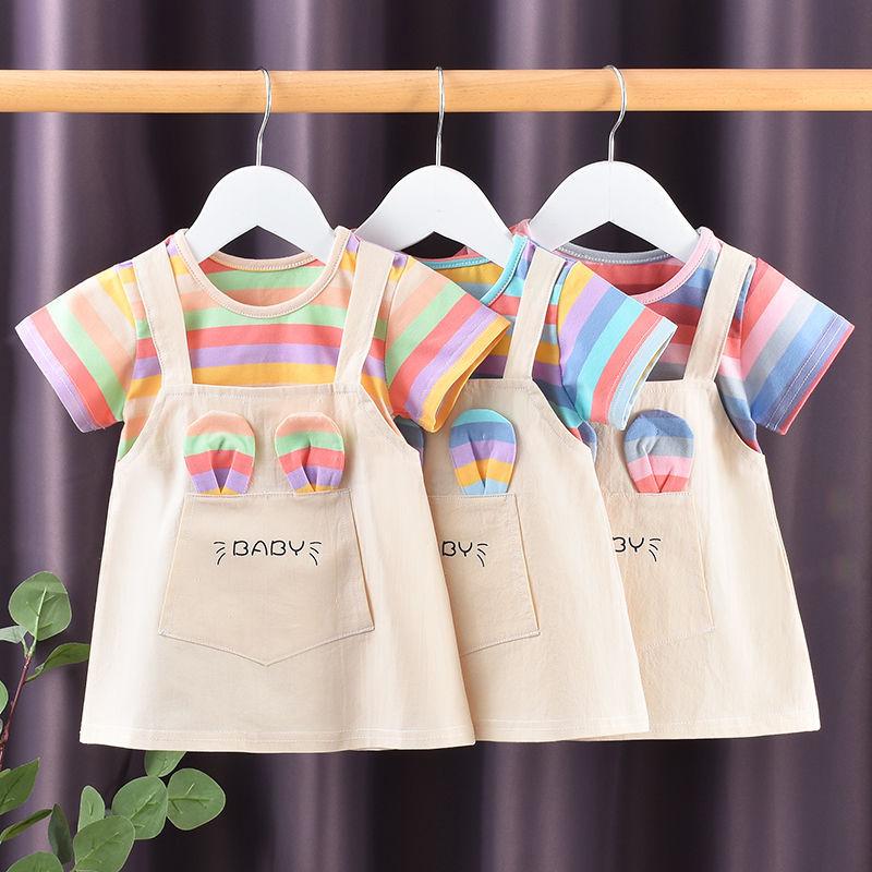 Summer Baby Girls Cute Cartoon Princess Dress-Veeddydropshipping