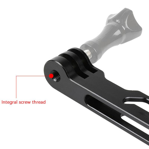 1pc Extension Arm Kit Metal Pole Mount Helmet Stick Extension Arm -CE00471-Veeddydropshipping
