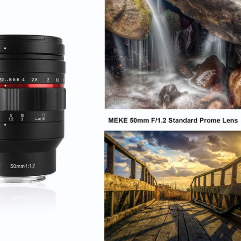 Meike 50mm F1.2 Large Aperture Full Frame Manual Focus Lens For Sony E Mount-CE00268-Veeddydropshipping