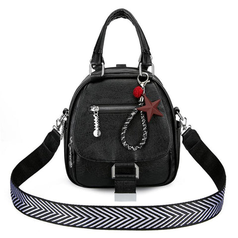 Soft PU Leather Korean Version Kawaii Fashion Backpack Multi-purpose-BS00049-Veeddydropshipping