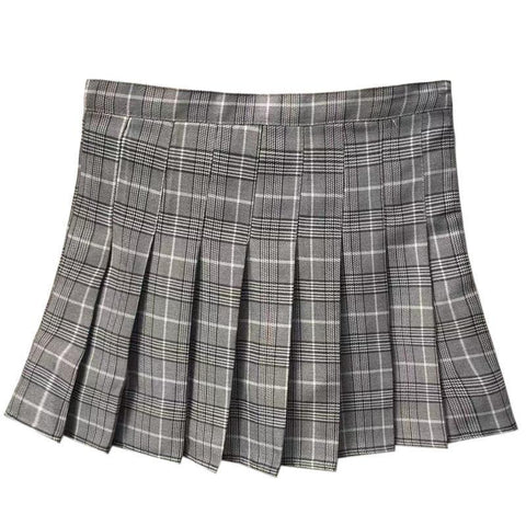 College Style Short Skirt Women A-line Skirt-WF00045-Veeddydropshipping