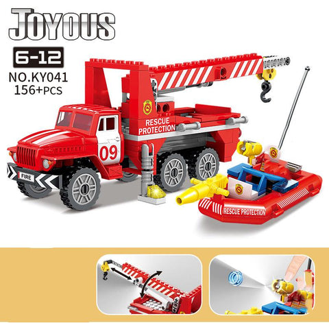 Building Blocks City Fire Station Model 774pcs Compatible Construction-TB01477-Veeddydropshipping