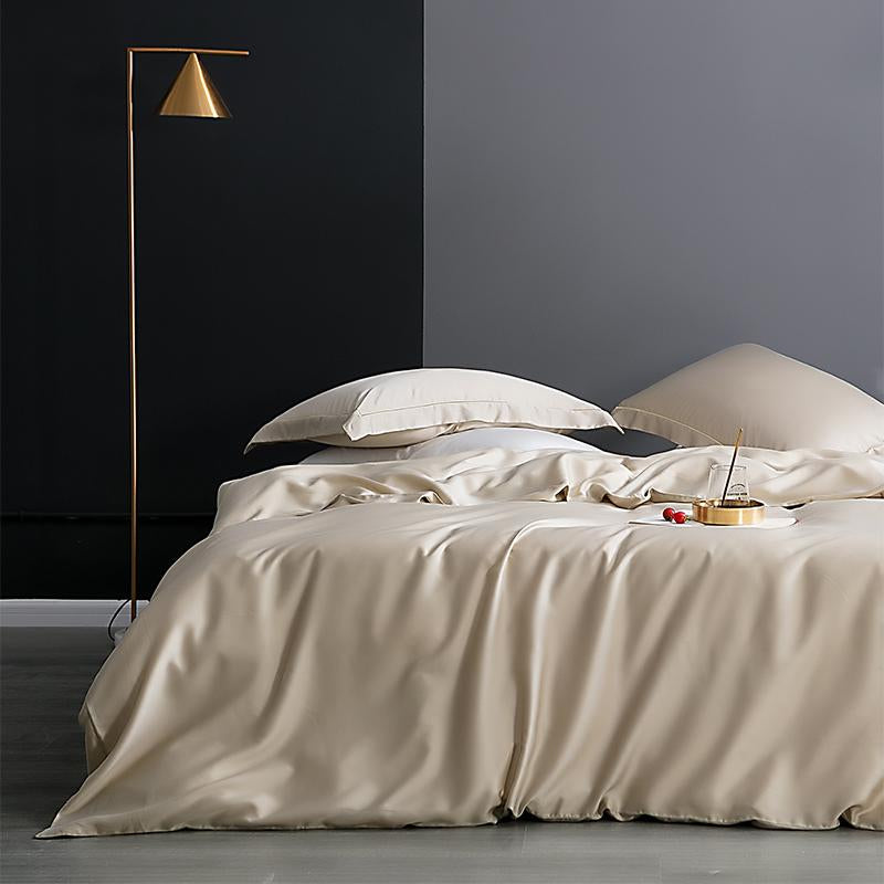 Luxury Bedding Set Silk Healthy Duvet Cover Set-HA00393-Veeddydropshipping