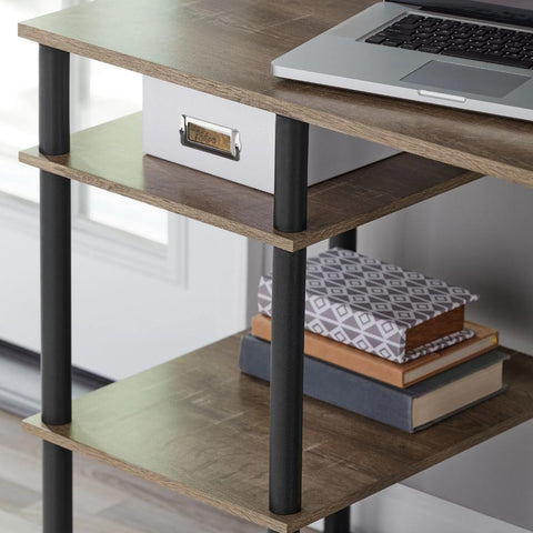 No Tools Computer Desk Computer Desk-HA01607-Veeddydropshipping