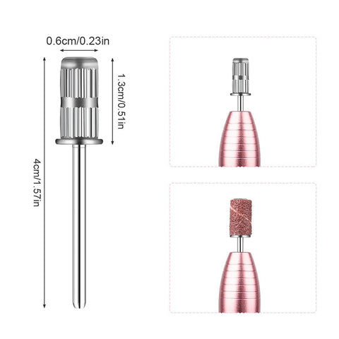 Bits Nail Drill Accessories Mandrel Sanding Drum -BH01024-Veeddydropshipping