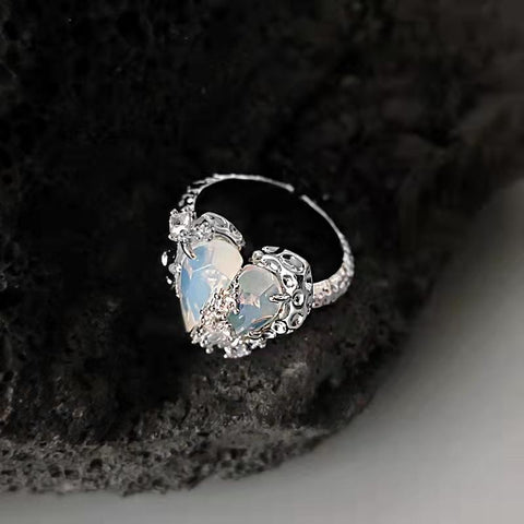 Fashion Silver Color Minimalist Twined Finger Rings Creative -JW01386-Veeddydropshipping