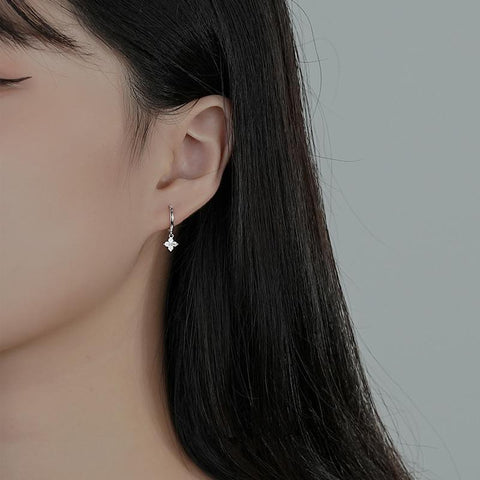 925 Sterling Silver Floral Sweet Earrings Temperament Simple-JW01418-Veeddydropshipping