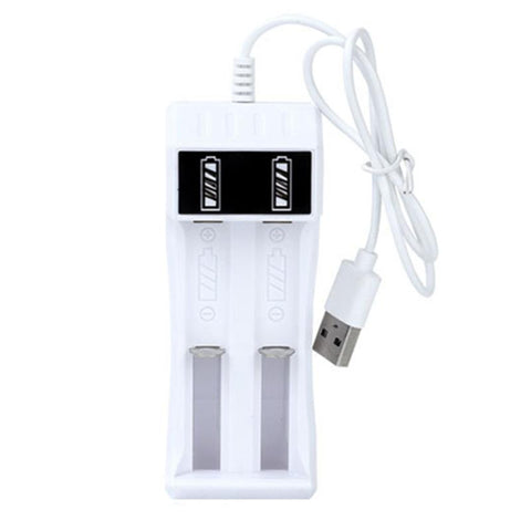 Smart LED Chargering 14500 /18650 Battery Charger Universal 2 Slot Li-ion Battery -CE00205-Veeddydropshipping