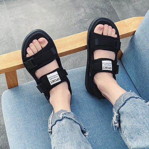 fashion outside wear couples a word flip-flops-BS01459-Veeddydropshipping