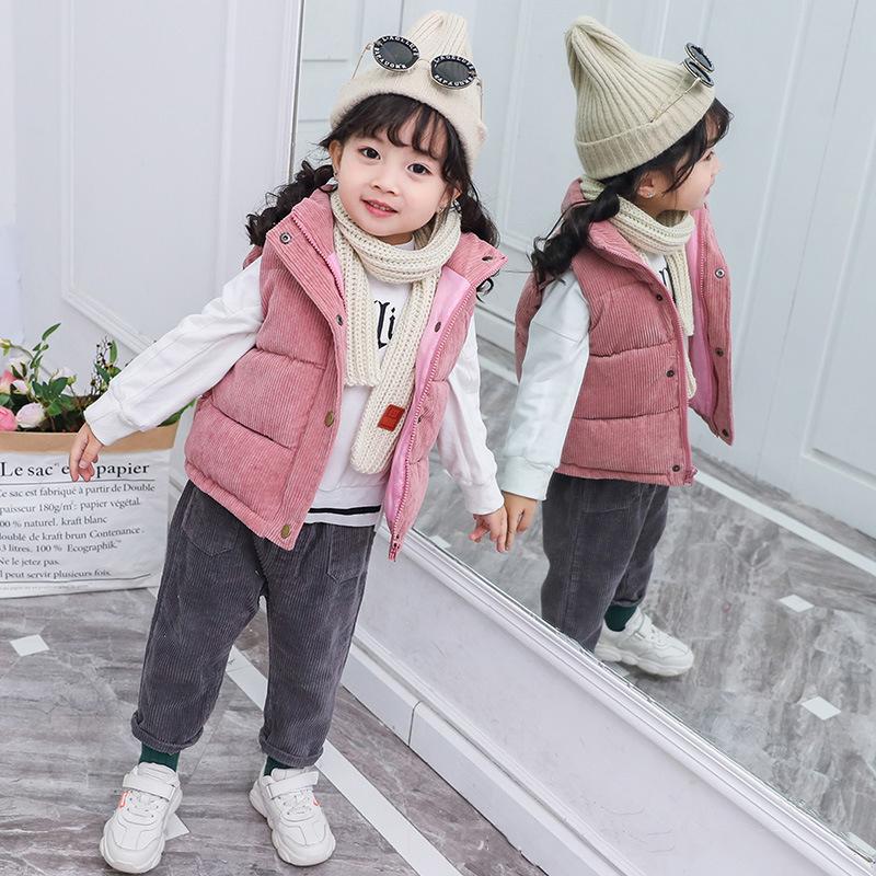 Children Vests Girls Boys Kids Corduroy Jackets-Veeddydropshipping