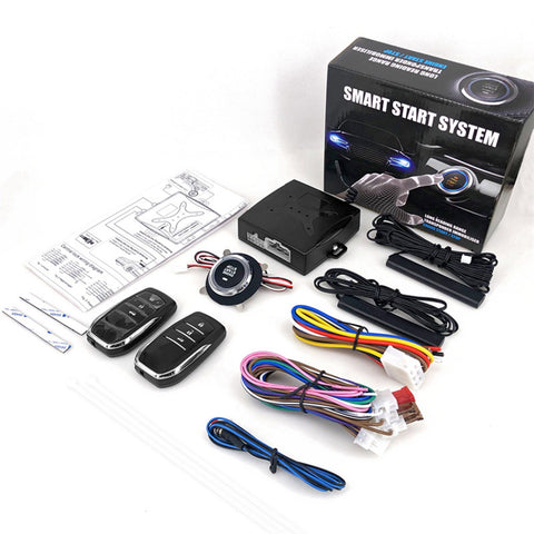 12V Car SUV Keyless Entry System Engine Start Alarm System Push-AM00596-Veeddydropshipping