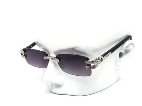 Quavo Migos Rimless Diamond SQUARE Frame-MF00831-Veeddydropshipping