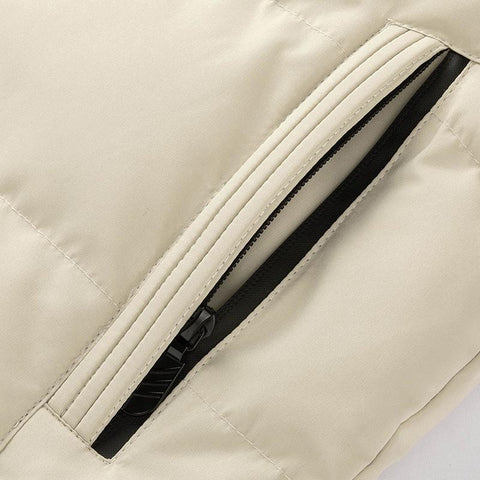 Casual Black Windproof Overcoats Jacket Detachable-Veeddydropshipping
