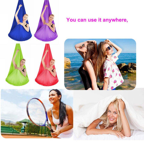 Sensory Swing Elastic Yoga Hammock-HA01638-Veeddydropshipping