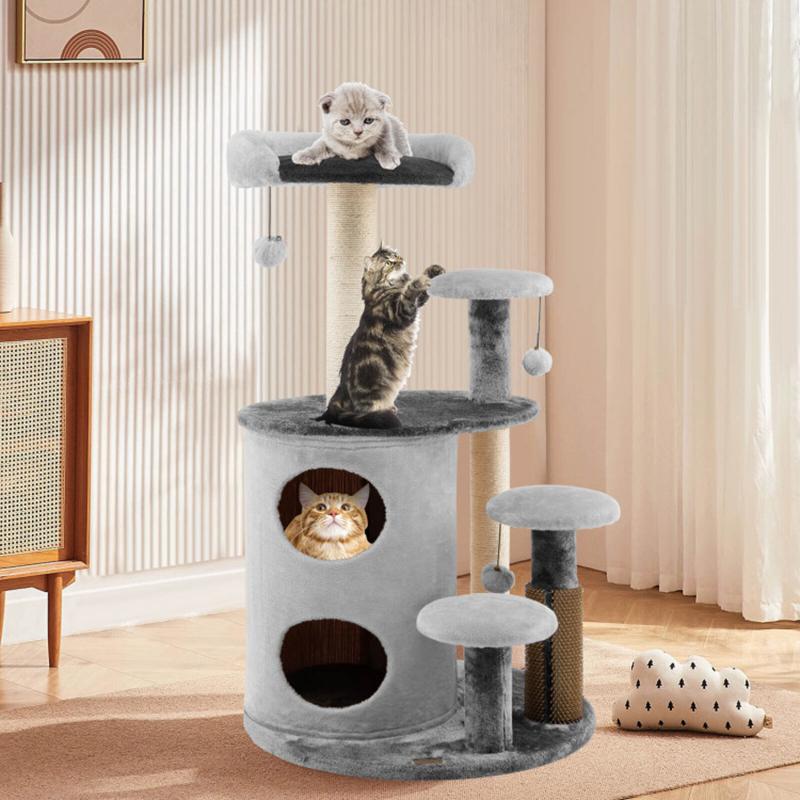 Cat Toy Cat Tree Tower Multi-Level Activity Tree-HA01416-Veeddydropshipping