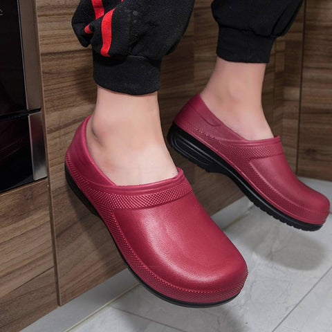 Non-slip Waterproof Oil-proof Work Shoes Breathable Resistant Kitchen-BS01482-Veeddydropshipping
