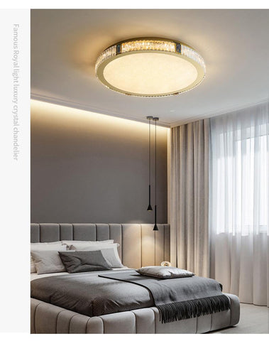 Round Ceiling Lights Crystal Led Lamp-TI00276-Veeddydropshipping