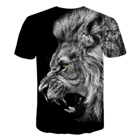 Summer Kids Lion T Shirts Costumes Children Round-Collar T-Shirts-TB01162-Veeddydropshipping