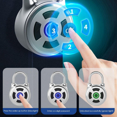 Electronic Lock Bluetooth Wireless Unlock Keyless Zinc-CO00597-Veeddydropshipping
