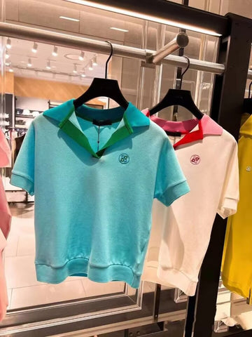 2023 Golf New Ladies Summer Short Sleeve Top Shirt-OS00706-Veeddydropshipping