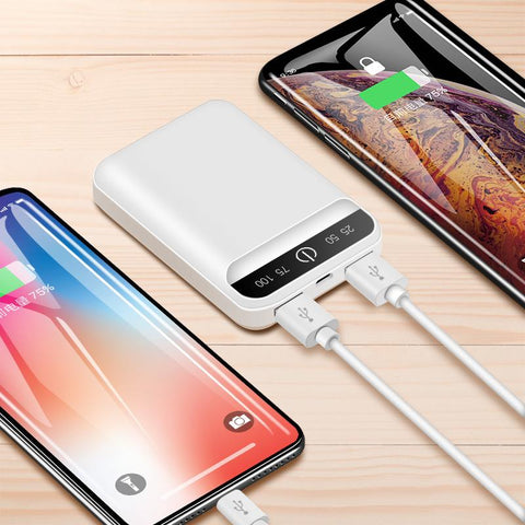 80000mAh Mobile Charger with Dual USB Port Portable Mini Outdoor Emergency External Battery Power-PA00489-Veeddydropshipping