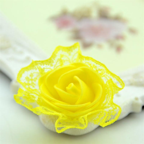 Mini Lace Flower Heads Wedding Decorations-HA00716-Veeddydropshipping