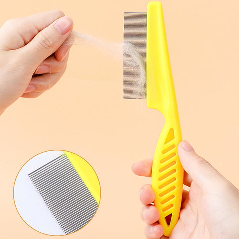 Pet Cat Comb Anti Lice Stainless Steel-HA01383-Veeddydropshipping