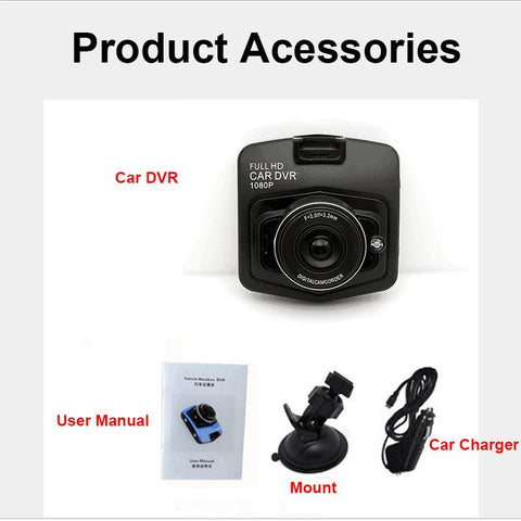 2.4&quot; Car DVR Rear View Camera Night Vision Car Dash Cam Loop-AM00561-Veeddydropshipping
