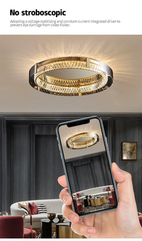 Modern Luxury Crystal Ceiling Lamp-TI00275-Veeddydropshipping