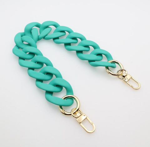 Handbag Accessory Chain Resin  Luxury Frosted Strap-BS00680-Veeddydropshipping