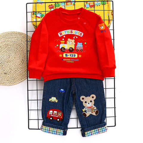 Boys Clothes Sweater Japanese Style Long-Sleeved-Veeddydropshipping