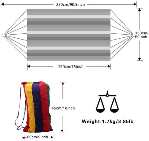 Outdoor Hammock Portable Garden Hammock-HA01627-Veeddydropshipping