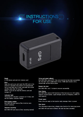 Mini  GPS Car  Real Time Tracking Anti-Theft -CO00699-Veeddydropshipping