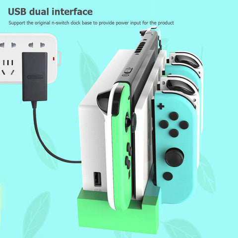 Game Controller Charger Charging Dock Stand Holder for Nintendo Switch -CE01345-Veeddydropshipping