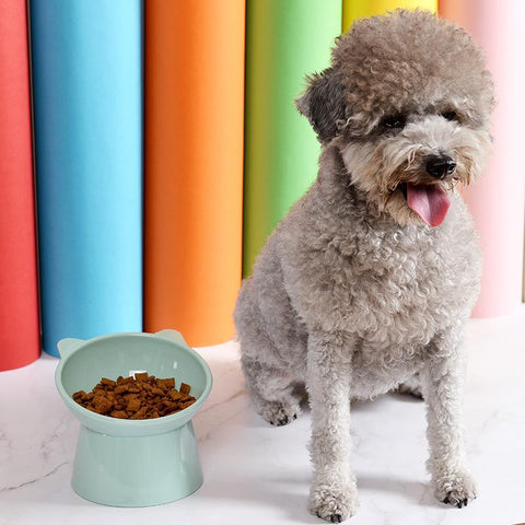 Pet Food Bowl Tilt High Bottom Neck Protector-HA01389-Veeddydropshipping