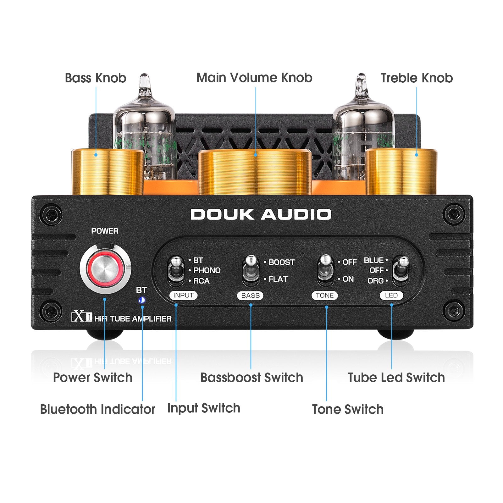 Vacuum Tube Amplifier Receiver Home Turntables Amp-Veeddydropshipping