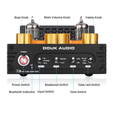 Vacuum Tube Amplifier Receiver Home Turntables Amp-Veeddydropshipping