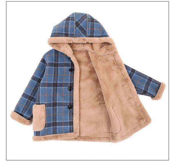 Boys Autumn Winter Coat Plus Velvet Thick Woolen-Veeddydropshipping