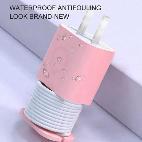 Silicone Charger Protector Combine Protector Wire Collector-HA00839-Veeddydropshipping