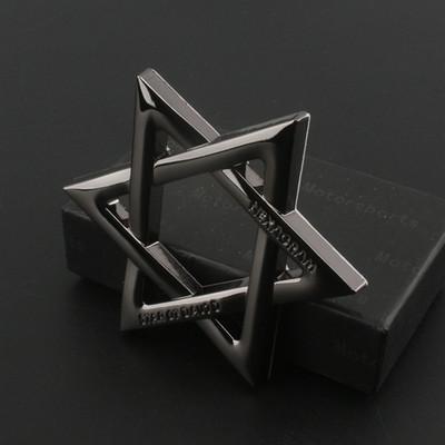 Jewish Hexagram Auto Emblem Badge Motorcycle Decals Stickers-AM00963-Veeddydropshipping