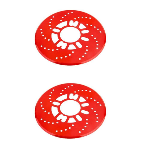 Decorative 2Pcs Auto Car Vehicle Aluminum Alloy Wheel Disc-AM00182-Veeddydropshipping