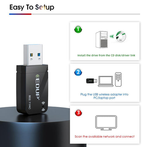 USB WiFi Adapter Dual Network Card-CO01392-Veeddydropshipping